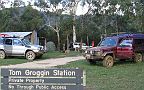 13-Convoy camps at Dogmans Hut on the banks of the Murray River near Tom Groggin Station